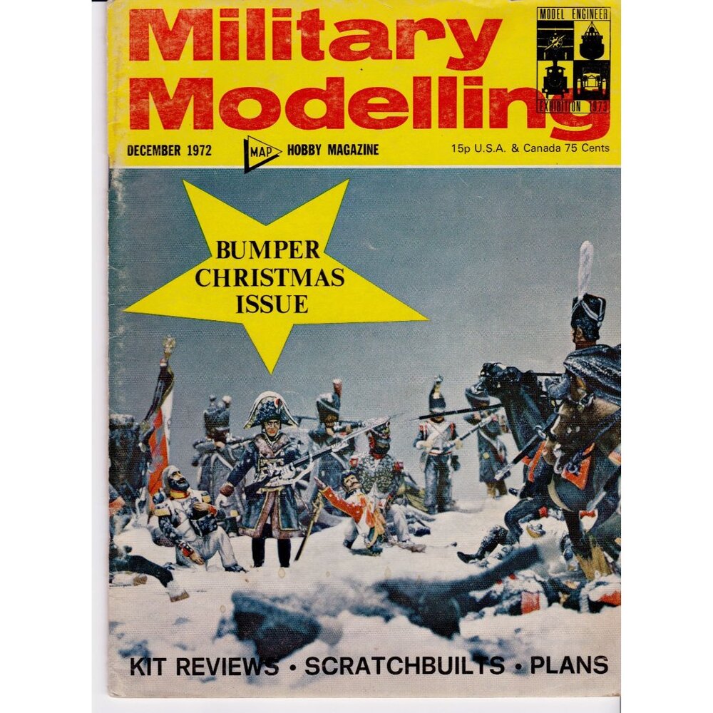 Military Modelling Magazine Dec 1972 Bumper Christmas Issue UK Import 68pgs